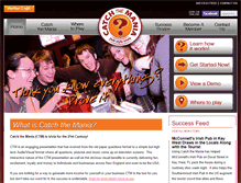 Tablet Screenshot of catchthemania.com